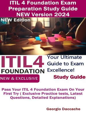 cover image of ITIL 4 Foundation Exam Preparation Study Guide